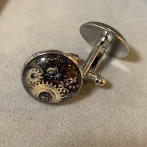 Round Gears Cuff Links